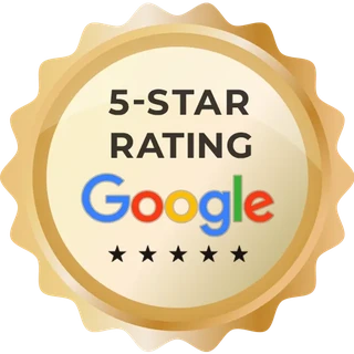 Google 5-star rating badge