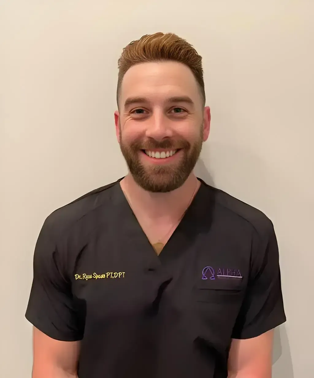 Portrait of Dr. Ryan Spano, PT, DPT, clinic director at Alpha Physical Therapy